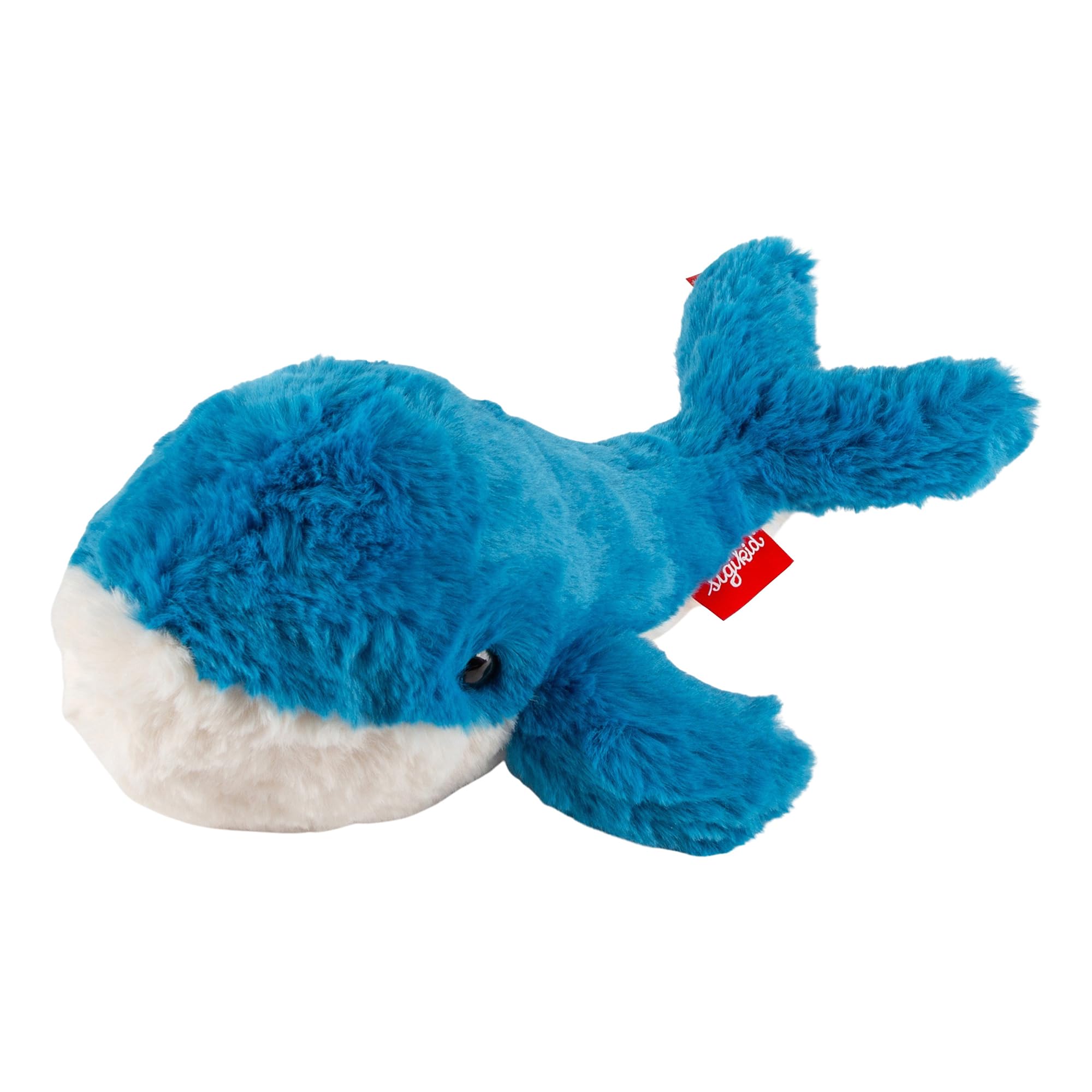 SIGIKID Plush Toy Whale Fluffy Soft Toy for Playing, Collecting, Sleeping for Babies and Children, Especially Soft and Fluffy