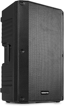 Vonyx VSA12P 12-Inch Passive PA Speaker Pair 1600W with Adjustable Tripod Stands & Carry Bag - Professional Live Sound System for DJs, Bands & Events