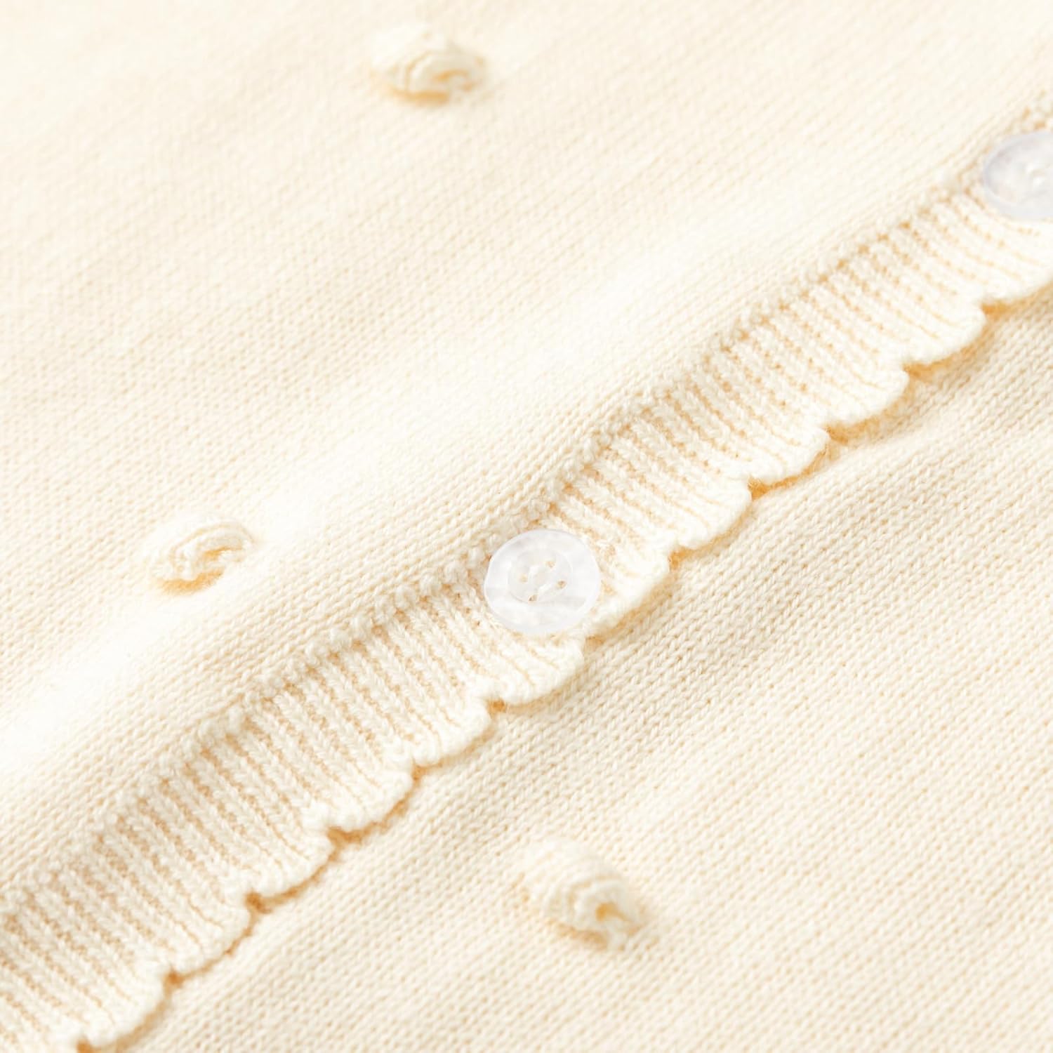 Curipeer Toddler Girl Sweater Cardigans Baby Long Sleeve Button Closure Open Front Knit Outfits - Image 6