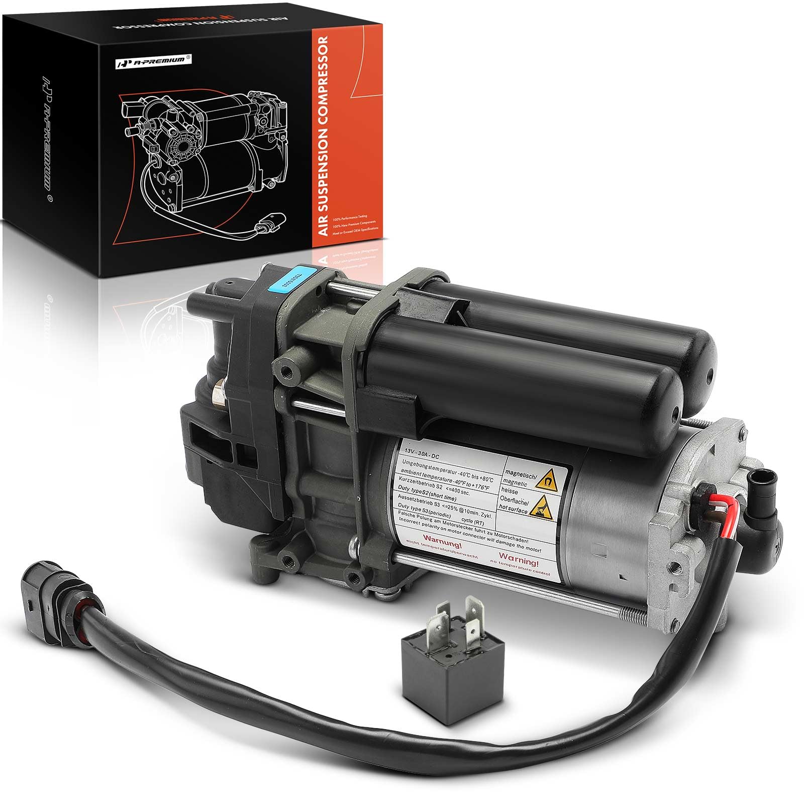 Photo 1 of **UNTESTED**
A-Premium Air Suspension Compressor Compatible with Tesla S 2016-2021, X 2016-2021, Replace# 443020303