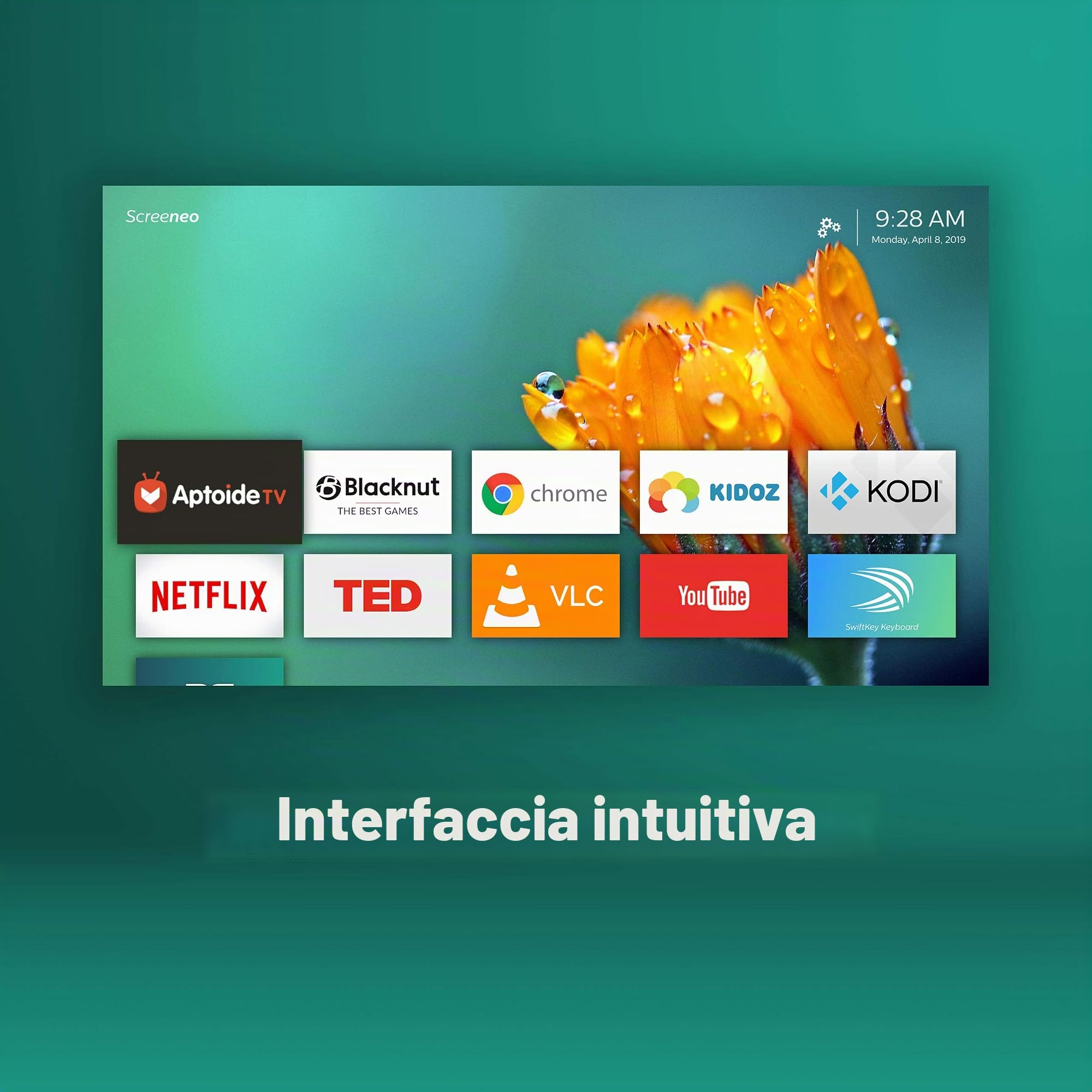 PHILIPS Screeneo S6 Proiettore con tecnologia intelligente 4K a ottica corta, Risoluzione 4K, proiezione delle immagini fino a 180", DLP LED, argento