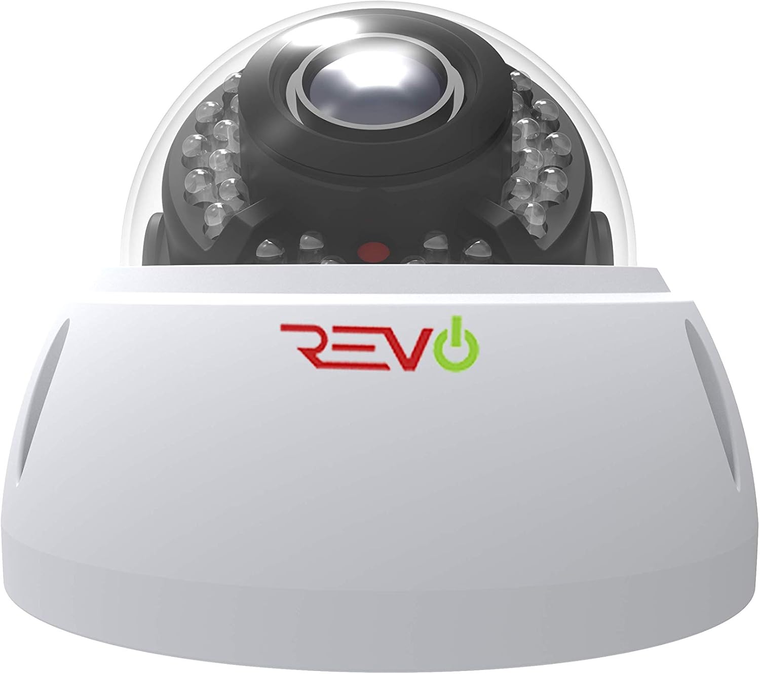 REVO America Aero 5 Megapixel Vari-Focal Lens Indoor/Outdoor IR Vandal Dome Camera with 60 Siamese Cable, Model Number: RACVDJ2812-3