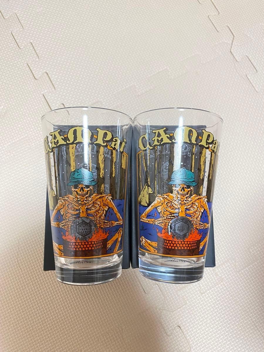 オリジナルパイントグラス キャンプぁい 480ml 2個セット