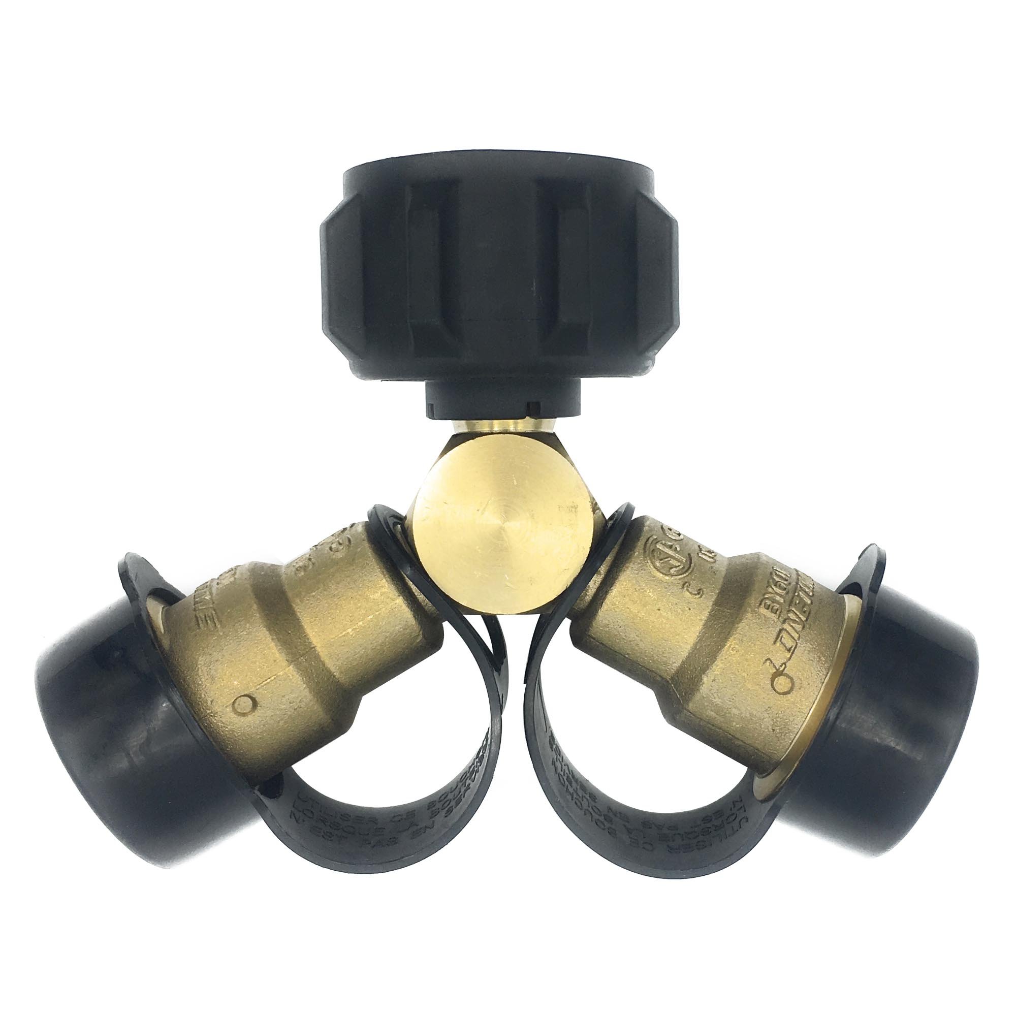 Kohree Propane Splitter, 2 Way Propane Tank Y Splitter Adapter with