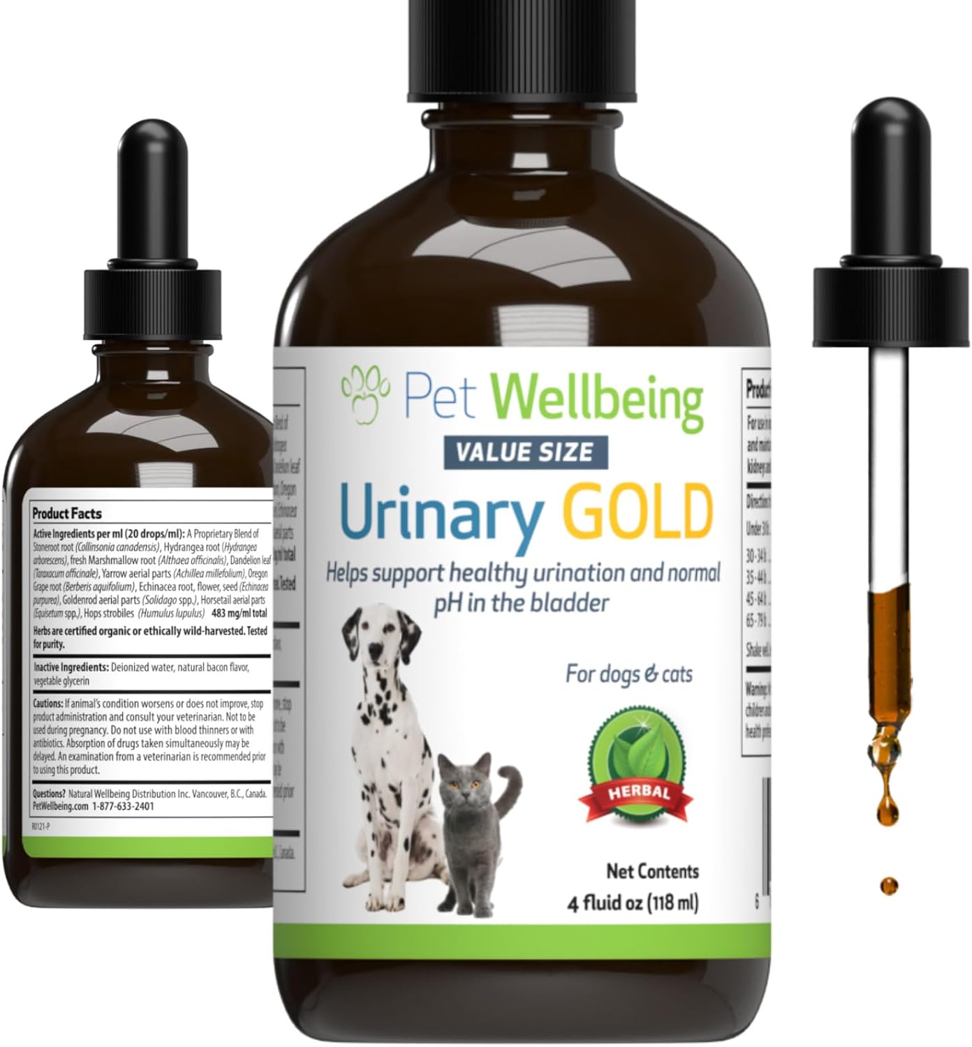 Pet Wellbeing Urinary Gold for Dogs - Herbal Supplement