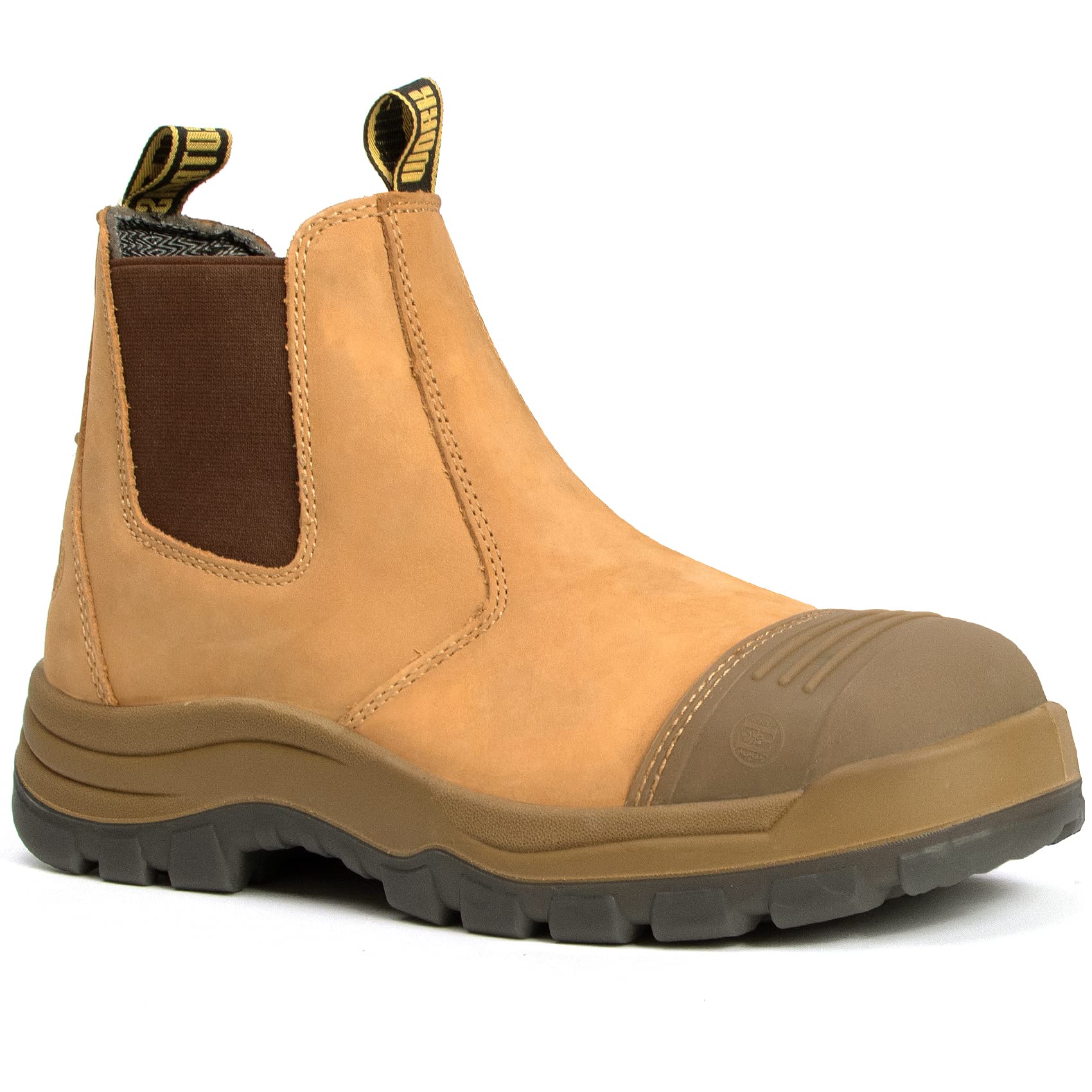 Photo 1 of *USED* DIIG Work Boots for Men, Soft Toe Waterproof Working Boots, Slip Resistant Anti-Static, Size: 13