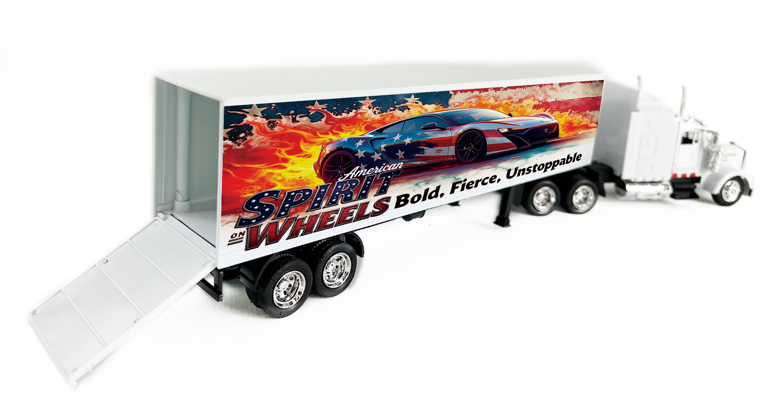 Amazon.com: Shop72 Diecast Kenworth W900 Semi Truck Toy – 1:43