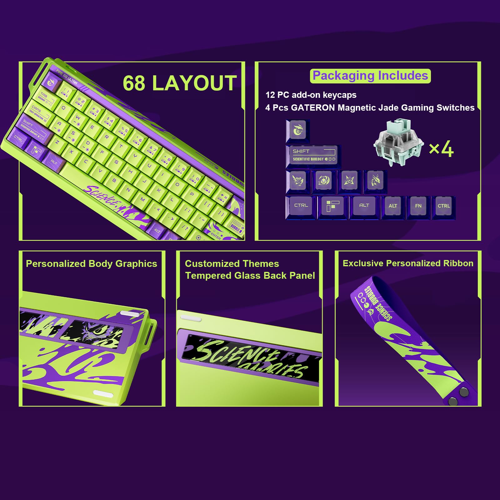 Amazon.com: Hyekit FGG MADLIONS Fire68 Ultra Limited 65% Aluminum