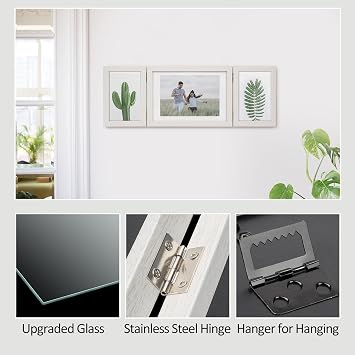 Afuly 3 Picture Frame and 5x7 Floating Picture Frame