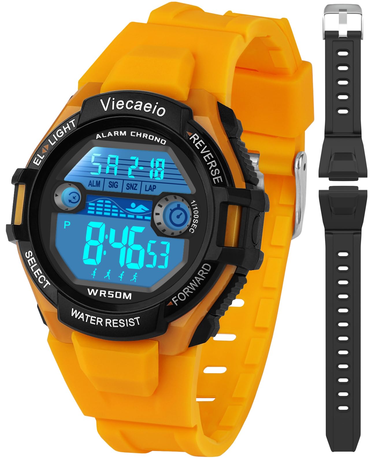 Kids Digital Watch for Boys Girls, Waterproof LED Colorful Lights Sports Watch Suitable for 5-17 Years Old Teenagers (with Gift Box)