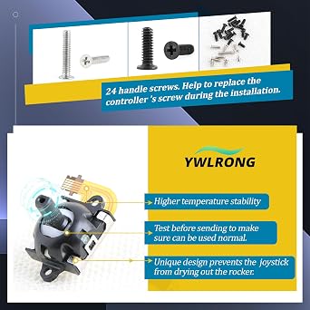 PS VR2用左/右ジョイスティック ホール効果ジョイスティック PlayStation VR2 PSVR2 3Dアナログセンサーモジュール ハンドヘルドスティック サムスティック コントローラーアクセサリーパーツ 修理ツール付き ネジ付き