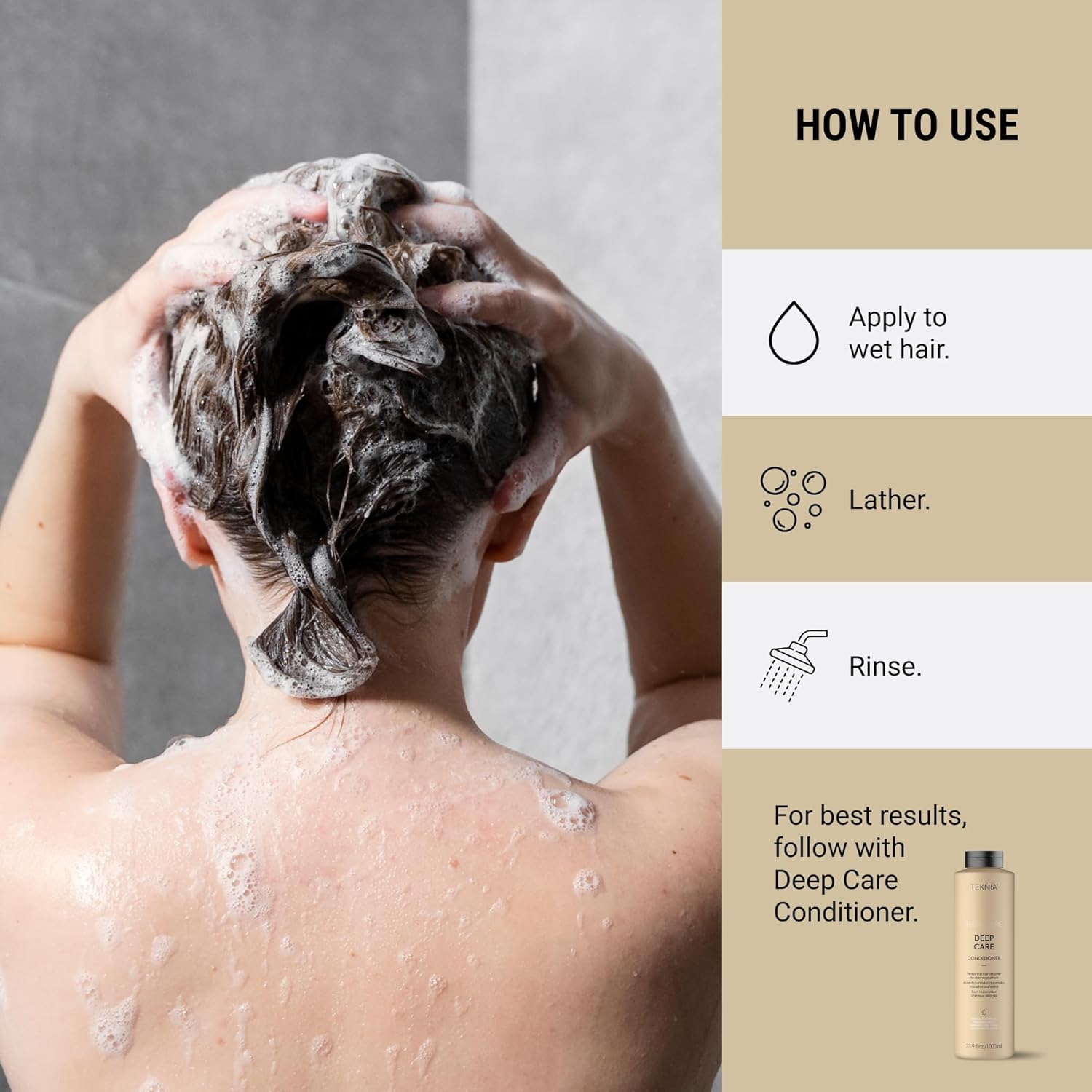 Lakmé Teknia Deep Care Shampoo, Repairing Shampoo for Damaged Hair - Image 8