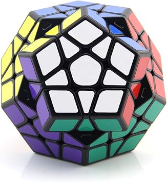 Qiheng Megaminx Speed Cube 3x3x3 Dodecahedron Puzzle Vivid Color Magic Cube Fast and Sturdy Cube Puzzle Toys Made from ABS Plastic