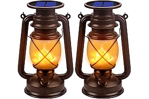 2-Pack Solar Lantern Outdoor - Dancing Solar Lights