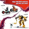 مجموعة صنع الألعاب الإبداعية LEGO NINJAGO Master Dragon Rontu 71842-7 سنوات فما فوق تتميز بلعبة تنين مع مطلق النار للفتيات والفتيان و4 شخصيات مصغرة، هدية عيد ميلاد (381 قطعة)