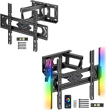 PERLESMITH Soporte TV Pared para 25-70 Pulgadas PSTVM80B & Soporte TV para 26"-60" PSMFK10