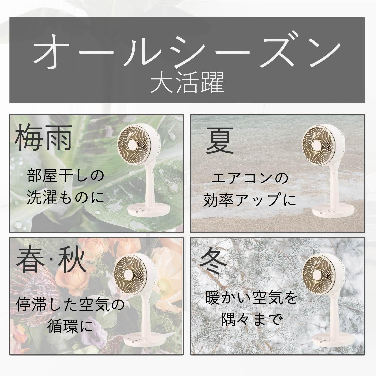 コイズミ サーキュレーター 扇風機 ブラック KCF-1831/K サーキュレーター KCF-1831/W・K｜タワーファン