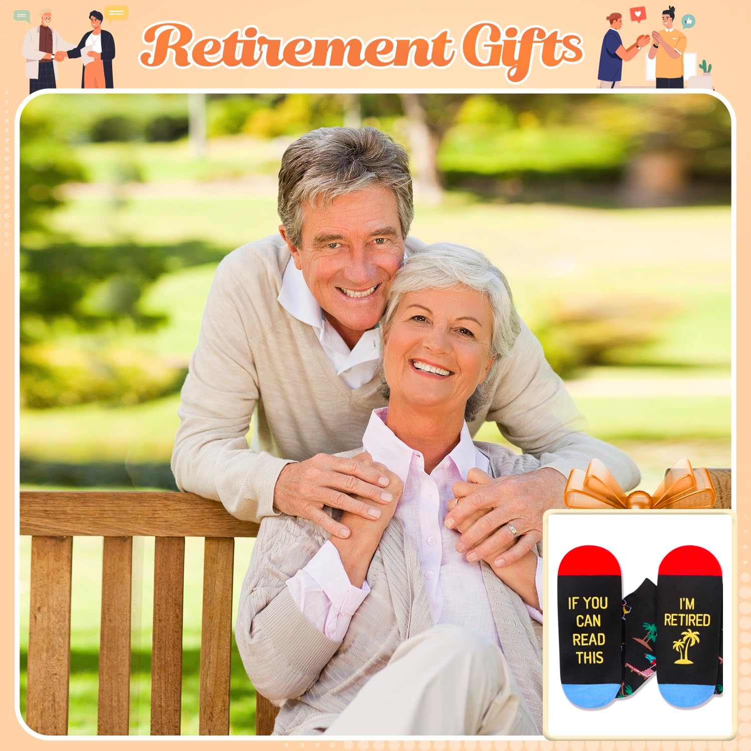 HAPPYPOP Boss Gifts Ideas Socks - Boss Socks for Men Women, Retirement Coworker Friend Gifts - Image 6