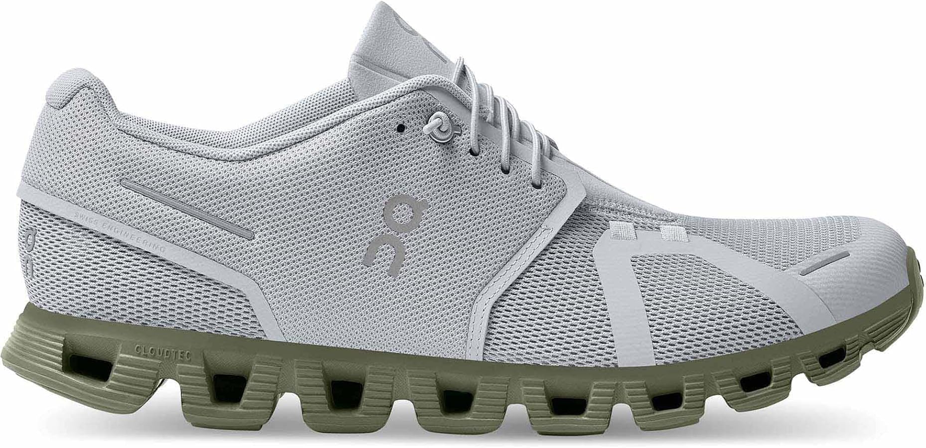 Amazon.com | On Cloud 5 Glacier/Reseda 12 M | Fashion Sneakers