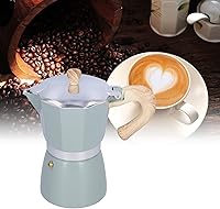 Vista 2 de YEmirth Cafetera clásica de 10.1 fl oz, cafetera para café italiano y cubano, cafetera Greca, cafeteras, hace un café delicioso, olla fácil