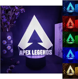 Apex ナイトライト ベッドサイドランプ テーブルランプ ブラハ レイス オクタン エーペックス レジェンズ キャラクター グッズ 調光調色 寝室用 装飾 常夜灯 ゲーム 学生 彼氏 誕生日 バースデー プレゼント ギフト