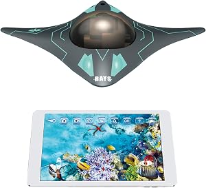 Underwater Drone with Camera, 300,000 Pixel Underwater Drone Fishing Camera, RC Submarine Boat Wireless Drones Focusing On Correction Smart App Control for Fishing Pool Lake