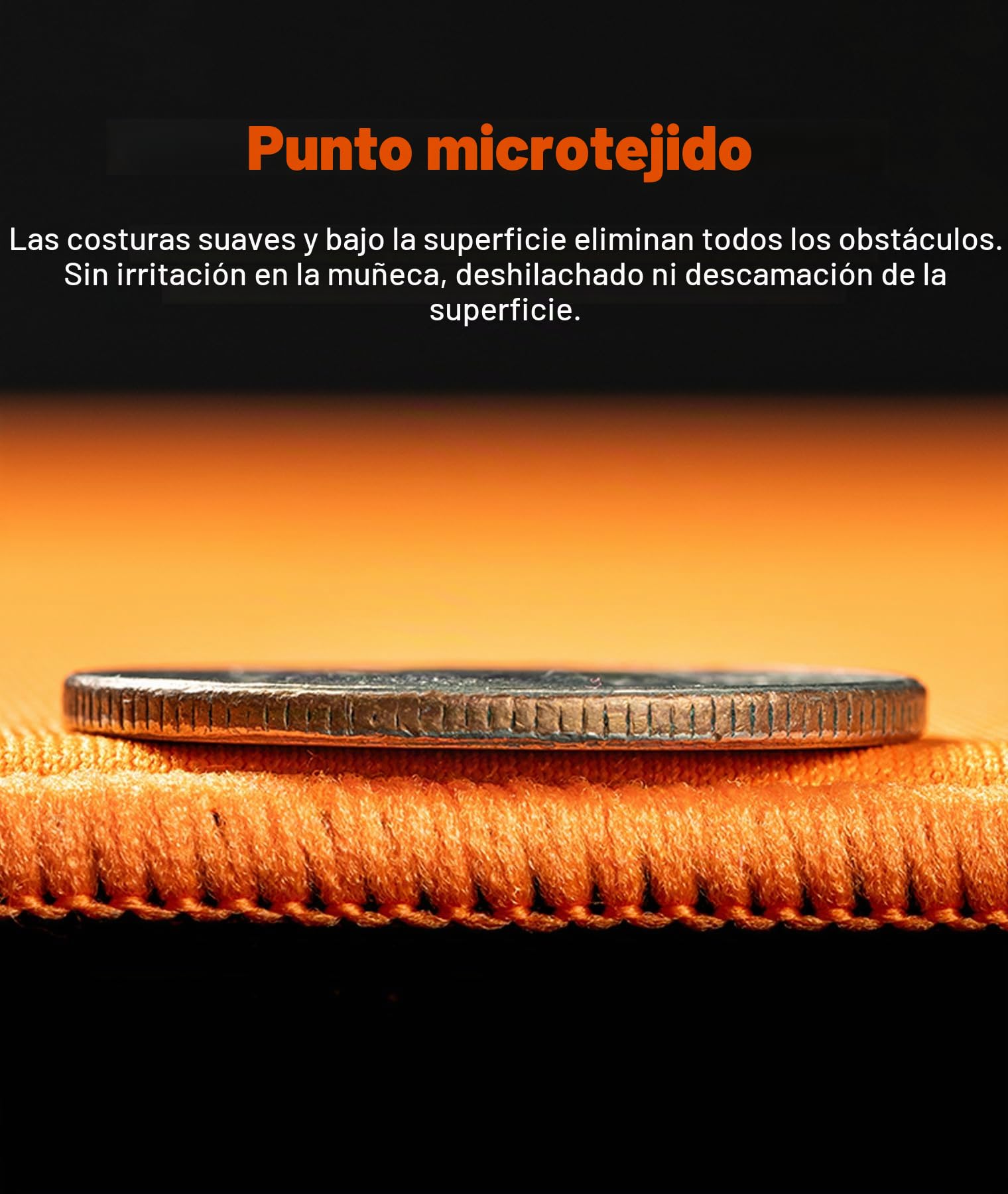 Fnatic MAX Dash L Pro - Alfombrilla de ratón para Videojuegos, Superficie de Tela Texturizada Naranja Atardecer, Revestimiento Resistente al Agua, para Deportes electrónicos con Base de Espuma Poron