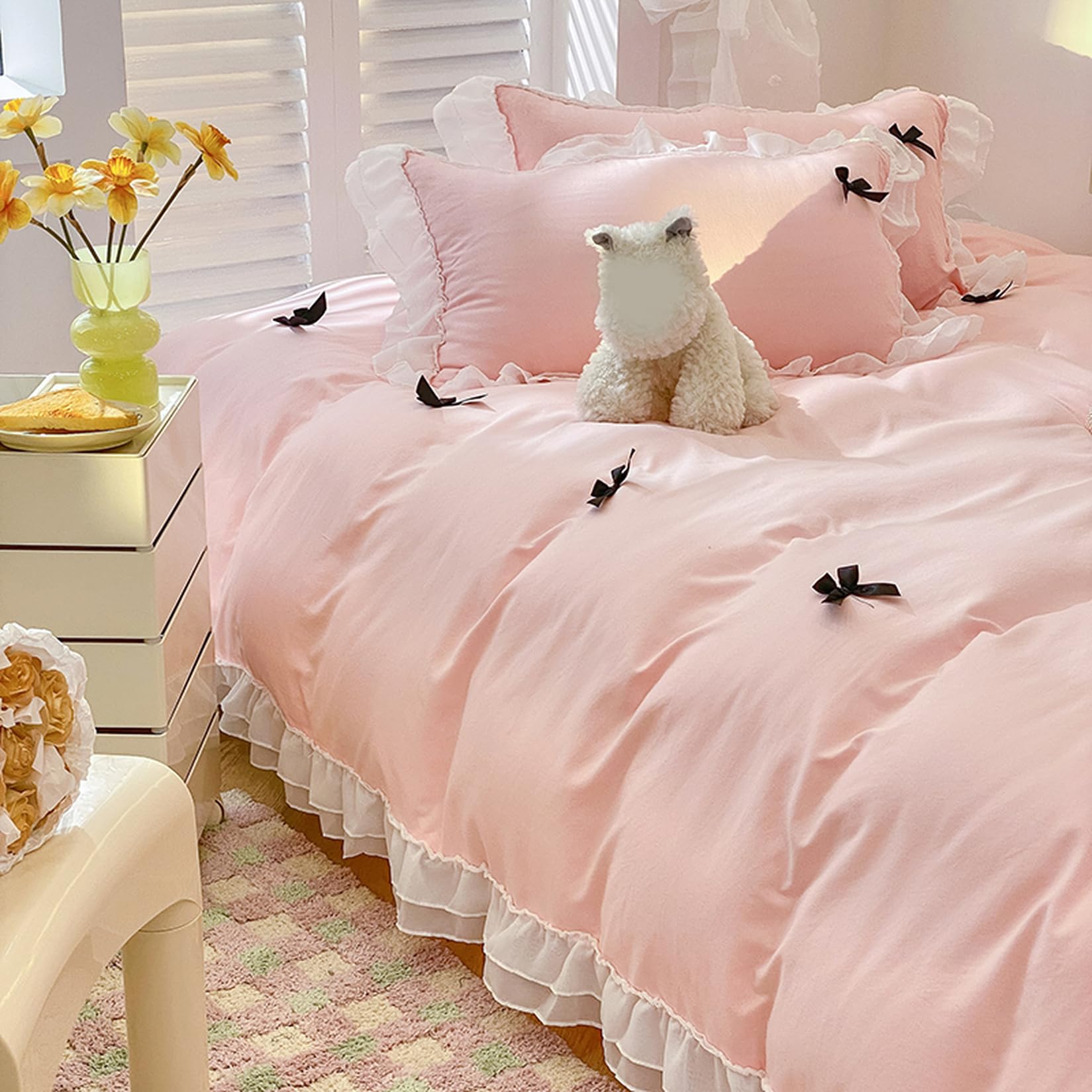 Amazon｜お姫系 寝具カバーセット 布団カバー 掛けふとん ベッド 