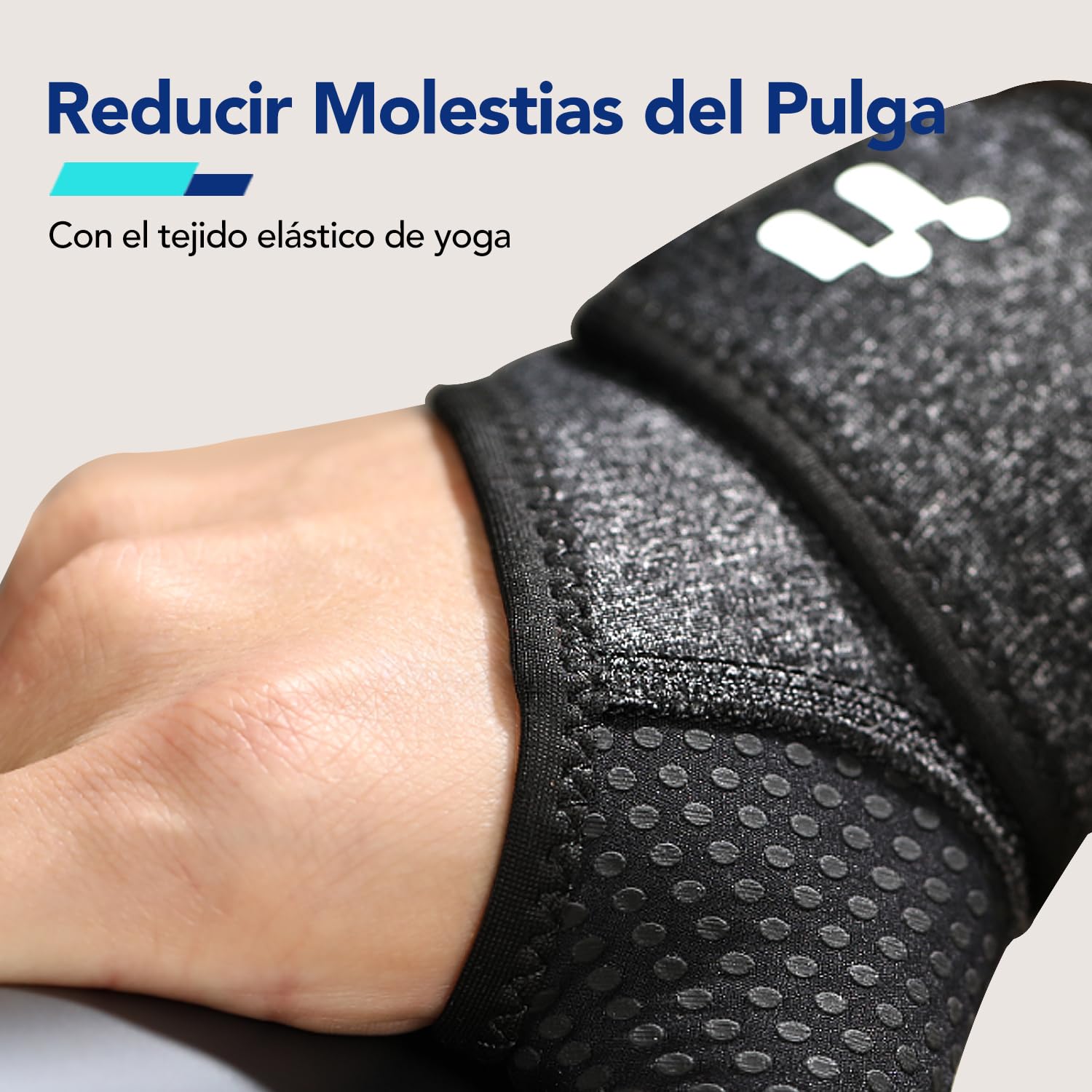 Fitomo Muñequera Tendinitis Muñeca con Apertura del Pulgar Suave para Túnel Carpiano Esguince Artritis Leve, Muñequera Metacarpiana Adjustable para Deportes Trabajos Gym Dormir(Derecha)