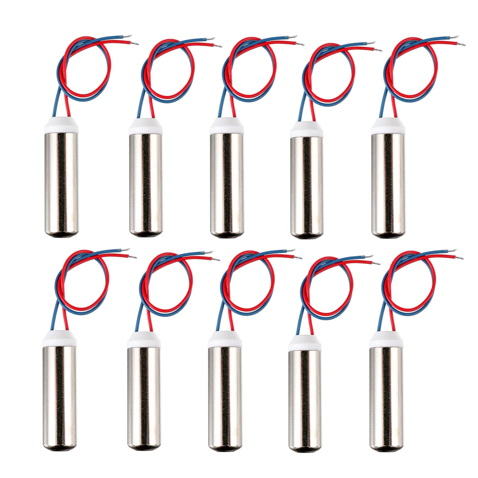 BOJACK 7x25mm DC Coreless Motor Built-in Vibration Waterproof 1.5-3v 8000-16000RPM Motor for Electric Toothbrush (Pack of 10)