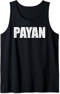 Payan Surname Retro Hispanic Mexican Spanish Family Tank Top