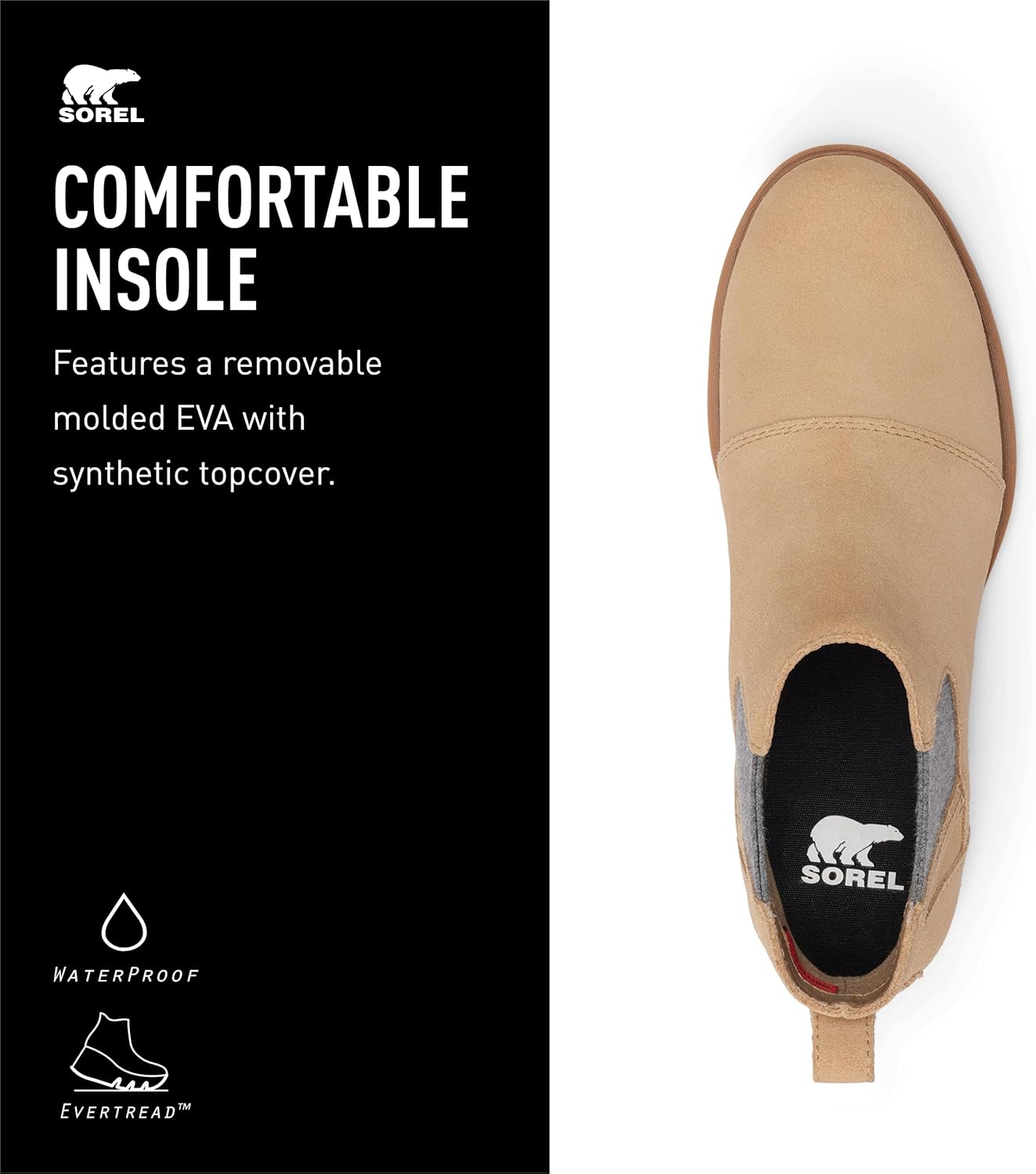 SOREL Women's Emelie lll Chelsea Waterproof Boot - Image 4