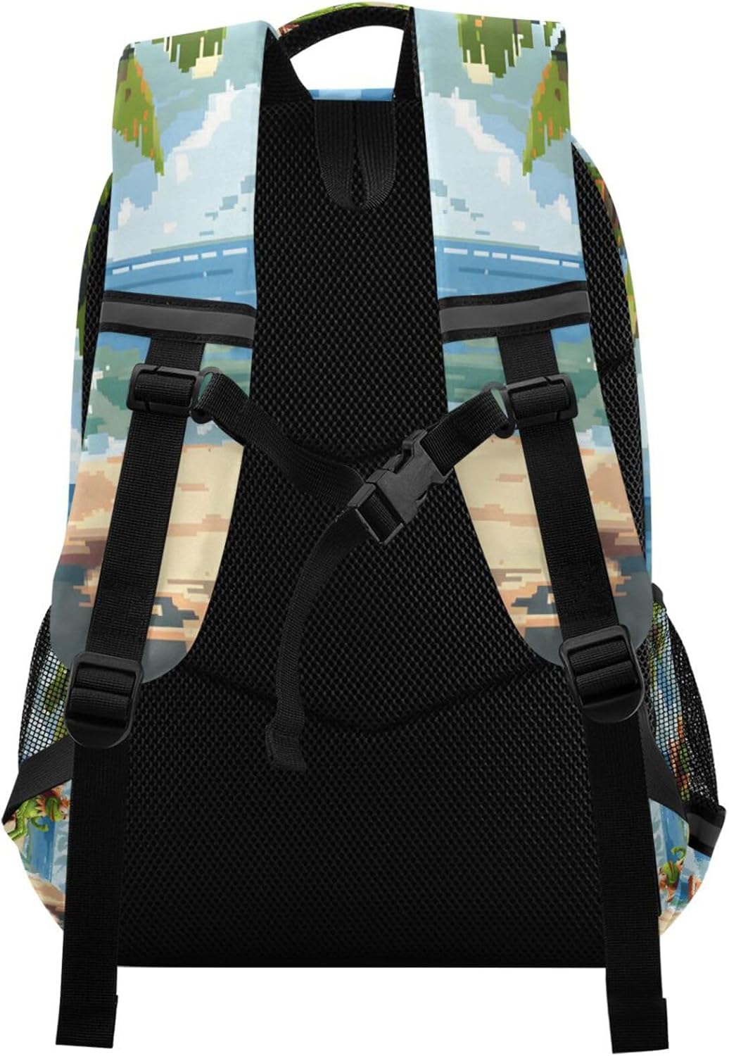 ALAZA Frog Relaxing on The Beach Backpacks Travel Laptop Daypack School Book Bag for Men Women Teens Kids