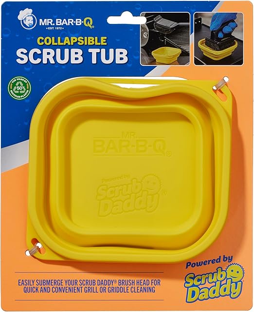 Mr. Bar-B-Q Collapsible Scrub Tub Powered by Scrub Daddy