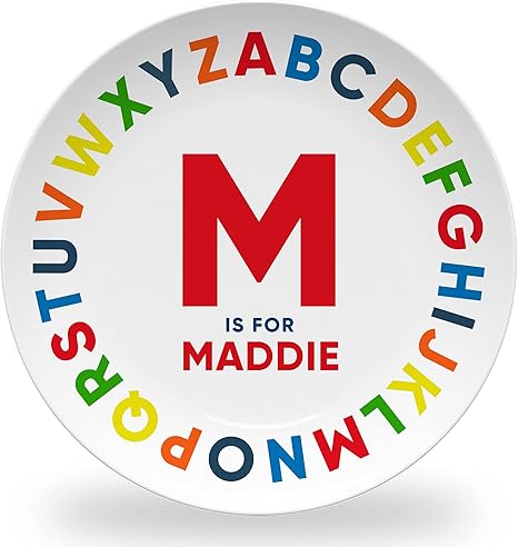 Personalized Alphabet Plate with 