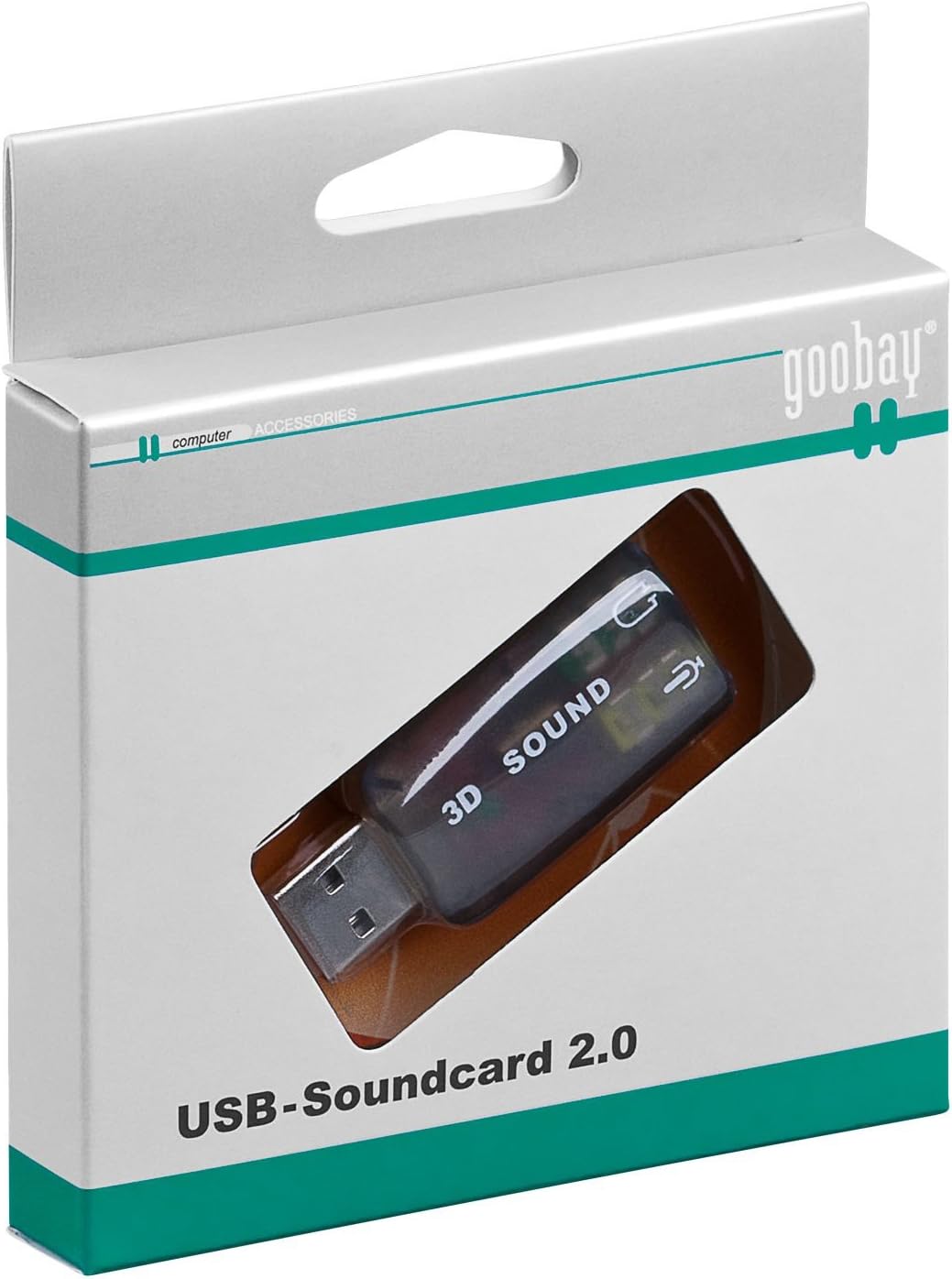 68878 - USB - Soundcard 2.0 - Win2000, XP, Vista, Win 7. - Warranty: 25Y