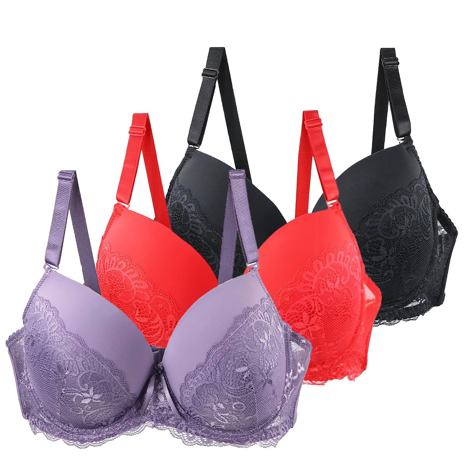 Soutien-Gorge Femme sans Armature Soutien-Gorge D’Allaitement Tulle Transparent Élastique Stretch sans Couture pour Un Ajustement Parfait Support Sportif Push-up
