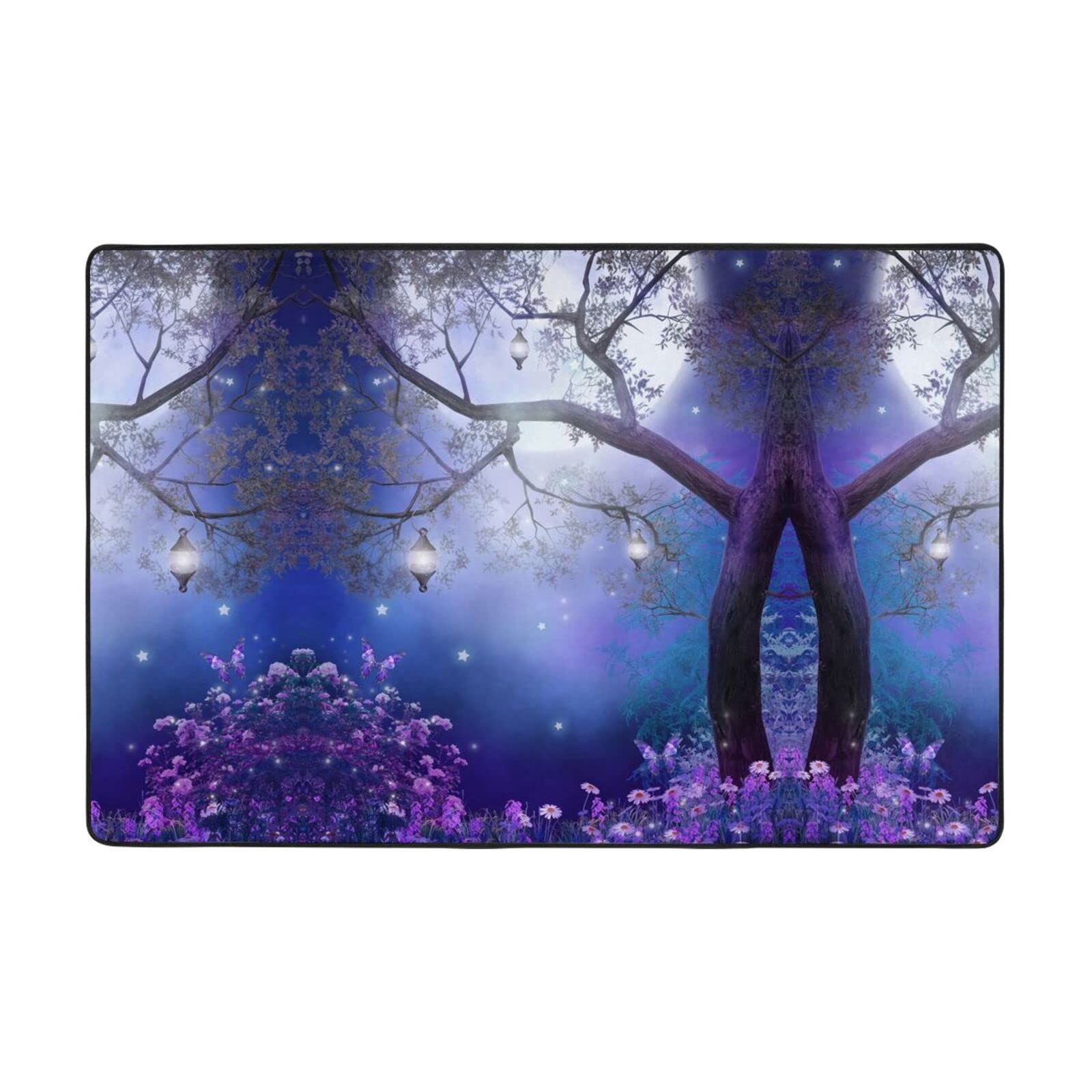 Tapis antidérapant d'intérieur fleur contre les sols humides de maison