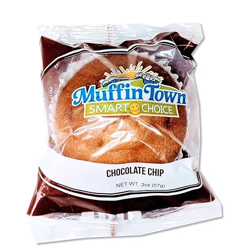 Muffins de chispas de chocolate integral -1.8 oz. 72 por caja