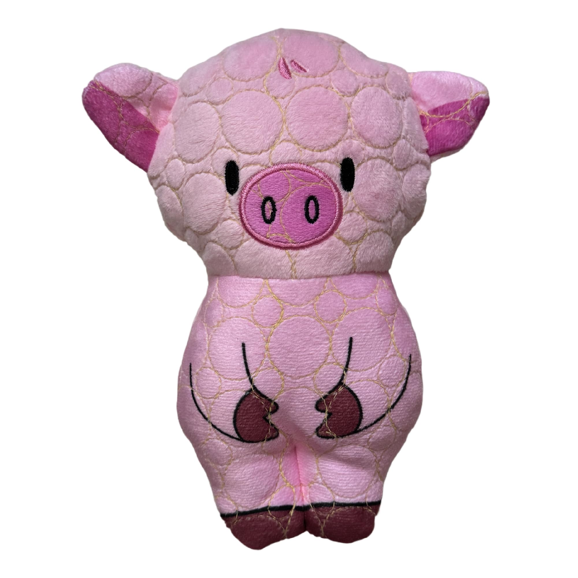 Bite Force -Durable & Strong Dog Toy Peppa Pig with Squeaker, Kevlar-Reinforced for Aggressive Chewers for Small Medium Large Dogs - Pink.