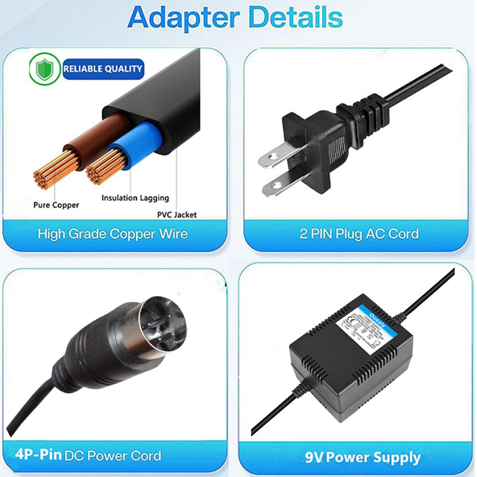Amazon.com: 9VAC Adapterfor Korg KM2 Mixer Karma N1 N1R N5