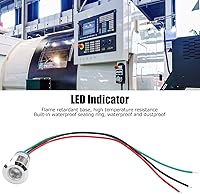 Vista 4 de Marhynchus 4 juegos de luces indicadoras LED precableadas LED redondas, impermeables, luz de 2 colores, electrodo de ánodo común de 12-24 V 0.472 in