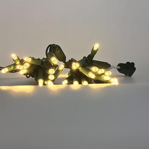 Miniatura 3 de Juego de 50 luces LED de Navidad de 0.197 in de gran angular con certificación UL, mini tira de luces LED para jardín, patio, árboles, decoración de