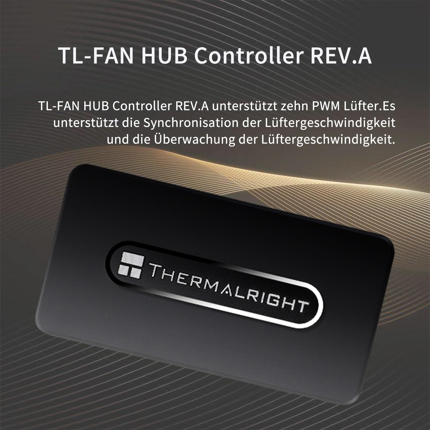 Thermalright-TR Controlador de concentrador de ventilador, soporte para 10 grupos de ventiladores PWM, múltiples interfaces de ventiladores de refrigeración, 10 puertos de 4 pines, controlador de - 2
