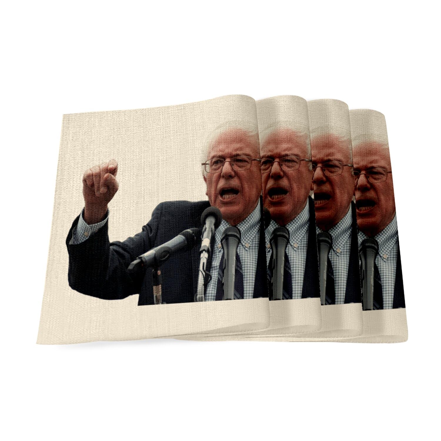 Sets de table en lin Bernie Sanders le cadeau idéal pour fan de politique