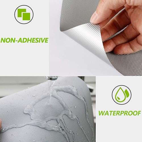 Miniatura 3 de Forro para estantes de cocina, forros para cajones, forros para refrigerador, tapetes impermeables para refrigerador con alfombrilla para armarios