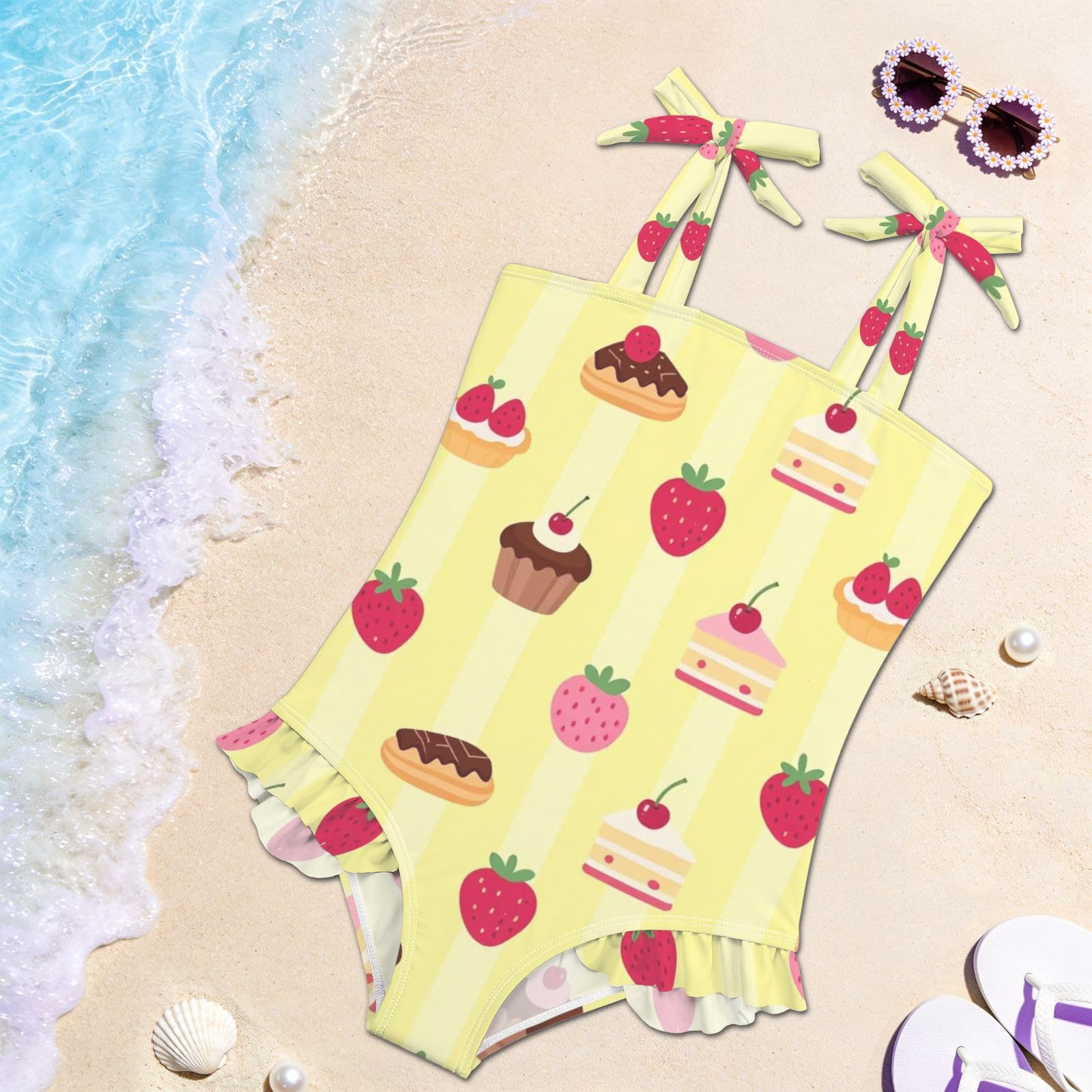 FRODOTGV Einteiliger Badeanzug für Mädchen, schnell trocknend, Rashguard, Pool, Strand, Surfen für Baby