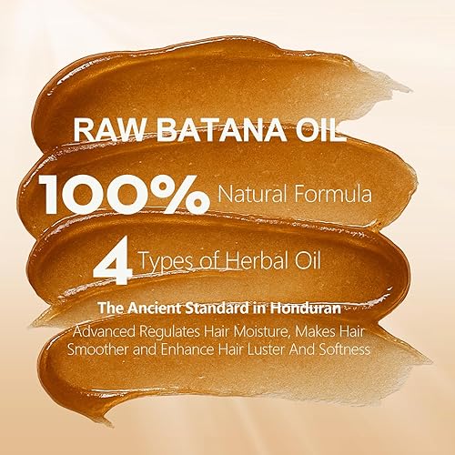 Miniatura 4 de OLLM Aceite de batana crudo para el crecimiento del cabello, fórmula orgánica de reparación de cabello dañado de 5 onzas de Honduras para mujeres