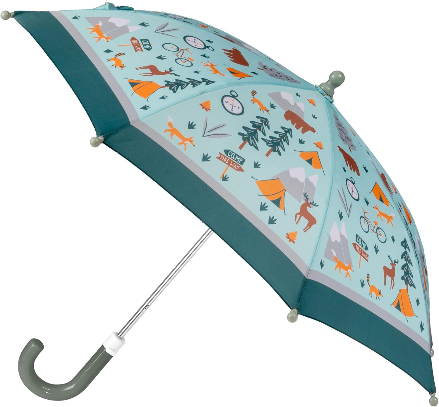 Stephen Joseph, Toddler and Little Kid Umbrella with Pinch Free Closure and Colorful Design