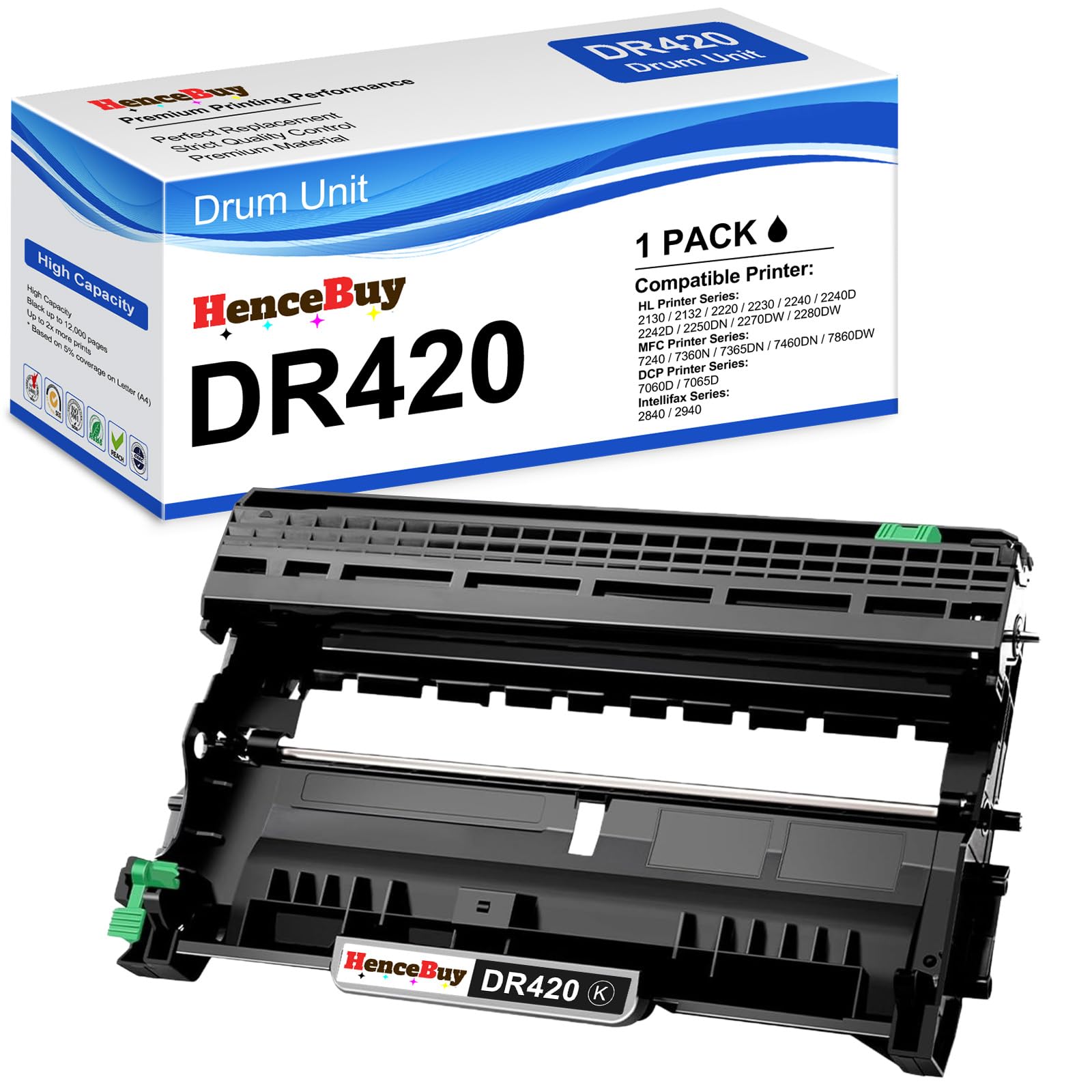 DR420 Imaging Unit 1-Pack Compatible for Brother DR 420 DR-420